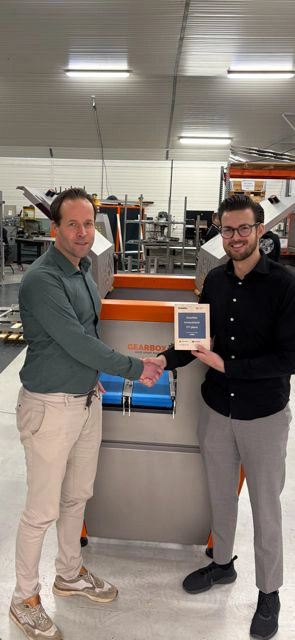 Foto: Harm van Adrichem CFO Gearbox en Maikel Ringe Corporate Banker Digital & Consumer bij ABN AMRO Bank N.V. 